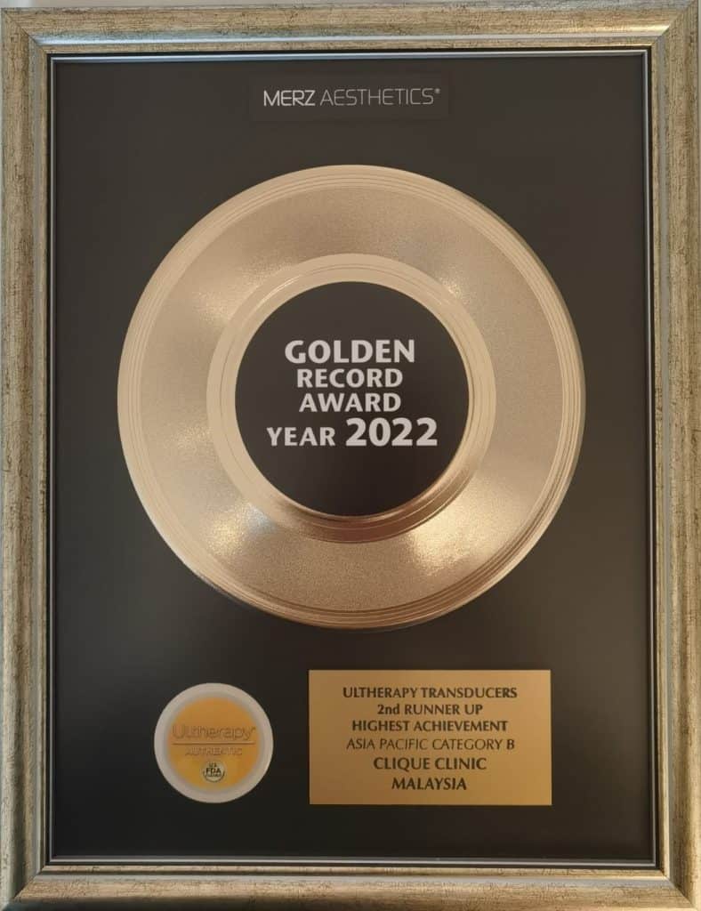 Home - Ultherapy Golden Recoerd Award 2022 Clique Clinic Malaysia 1