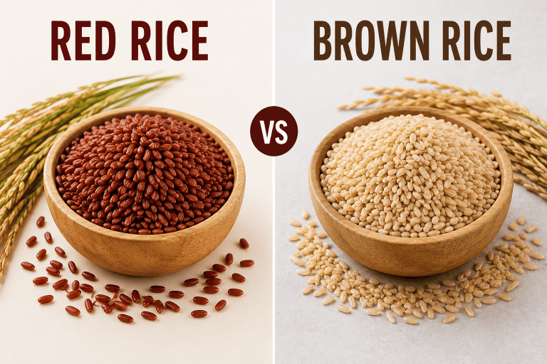 Read more about the article Red Rice vs Brown Rice: Which Is Healthier for Weight Loss and Meal Planning?